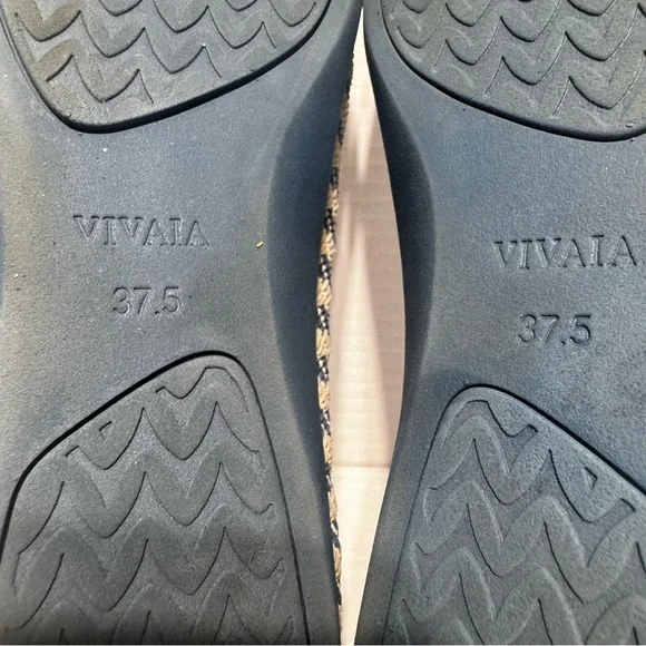 Vivaia Margot Light Blue Square Toes Knit Flats Size 37.5 - Picture 12 of 12